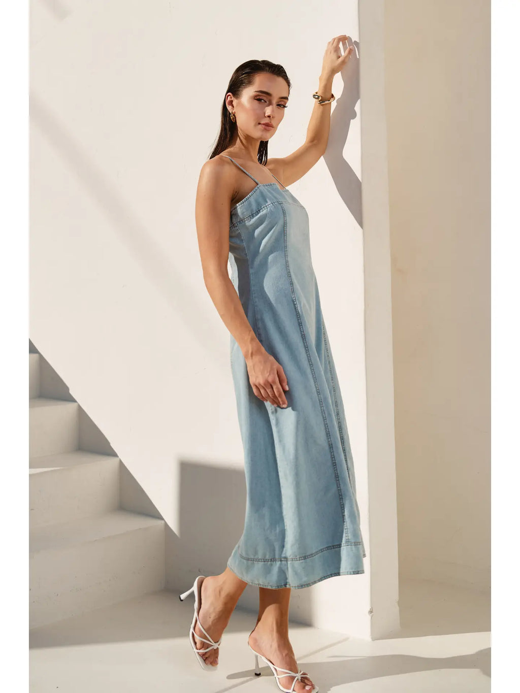 Long Denim Dress