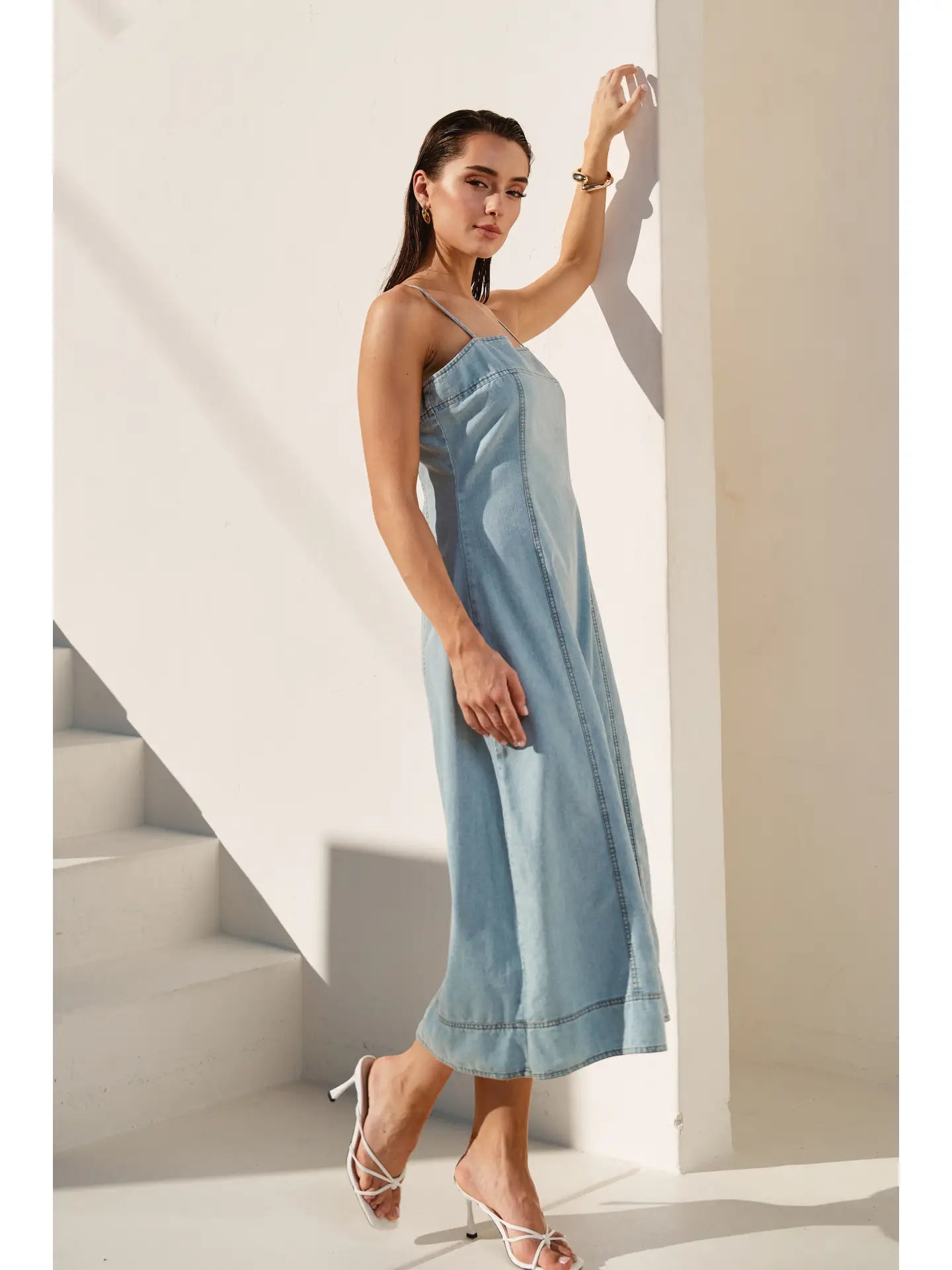 Long Denim Dress