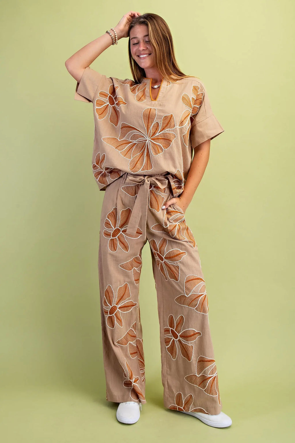 Embroidered Pants
