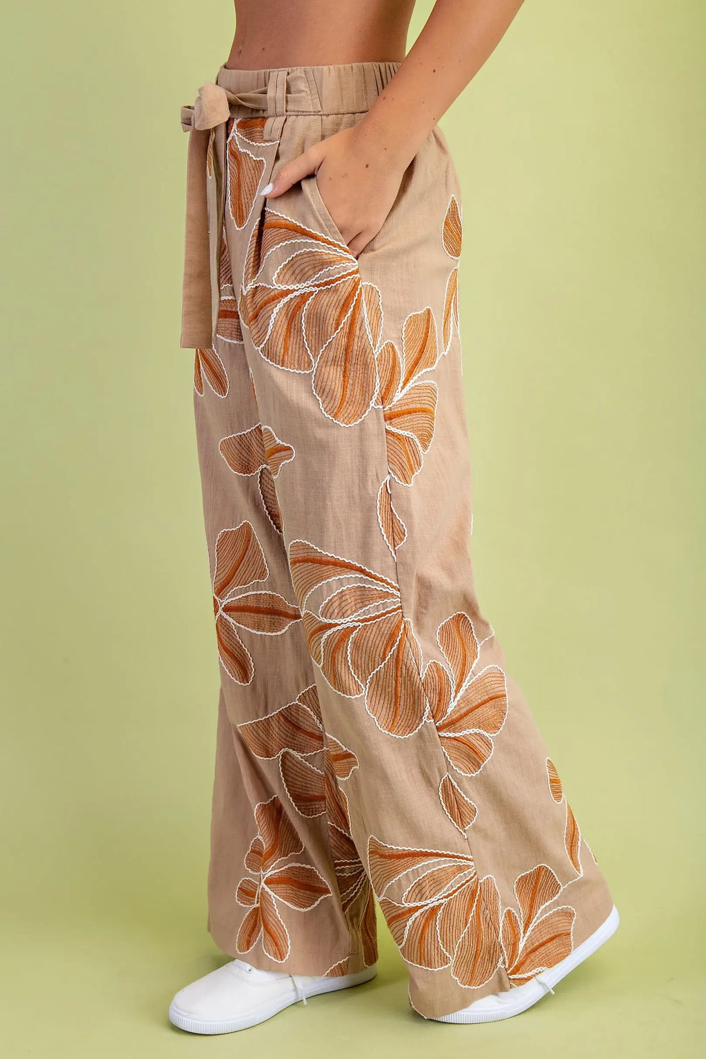 Embroidered Pants