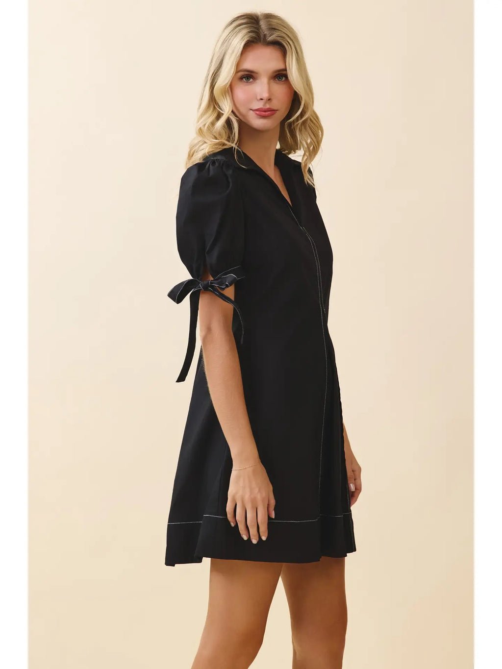 Pleated A Line Dress