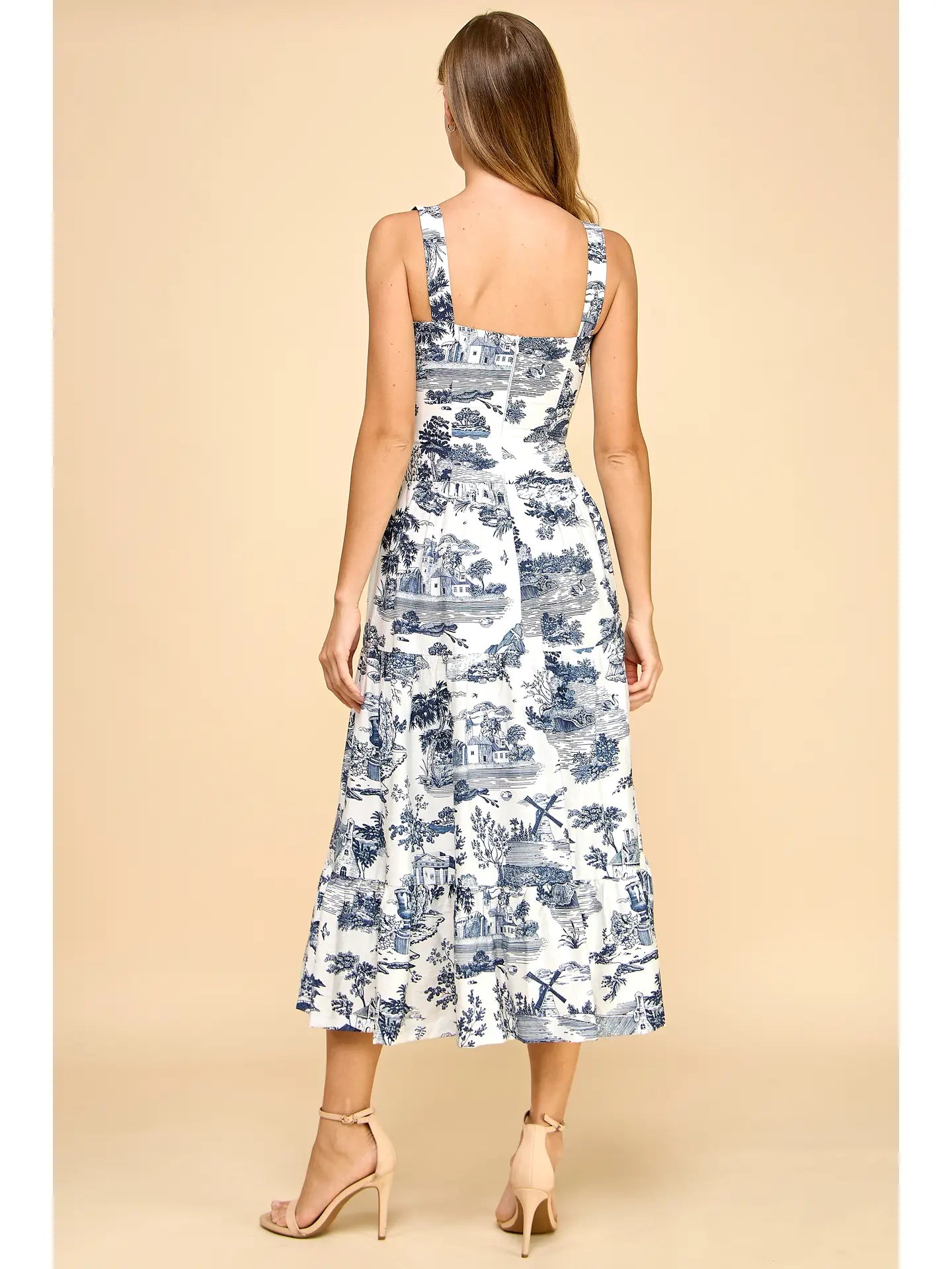 Toile Midi Dress