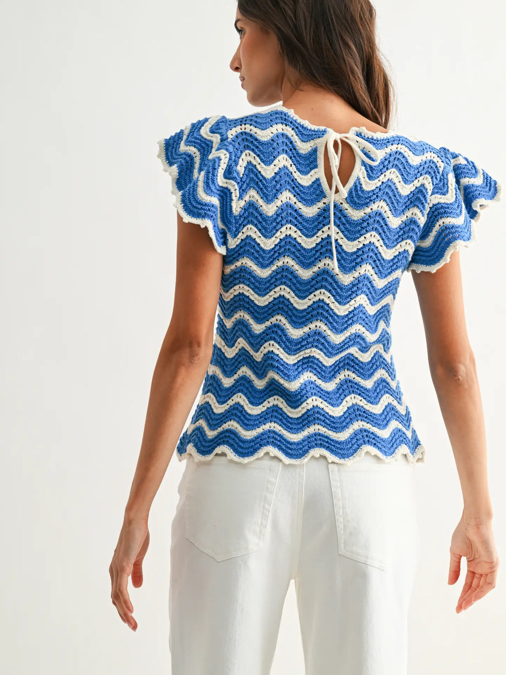 Chevron Knit Top