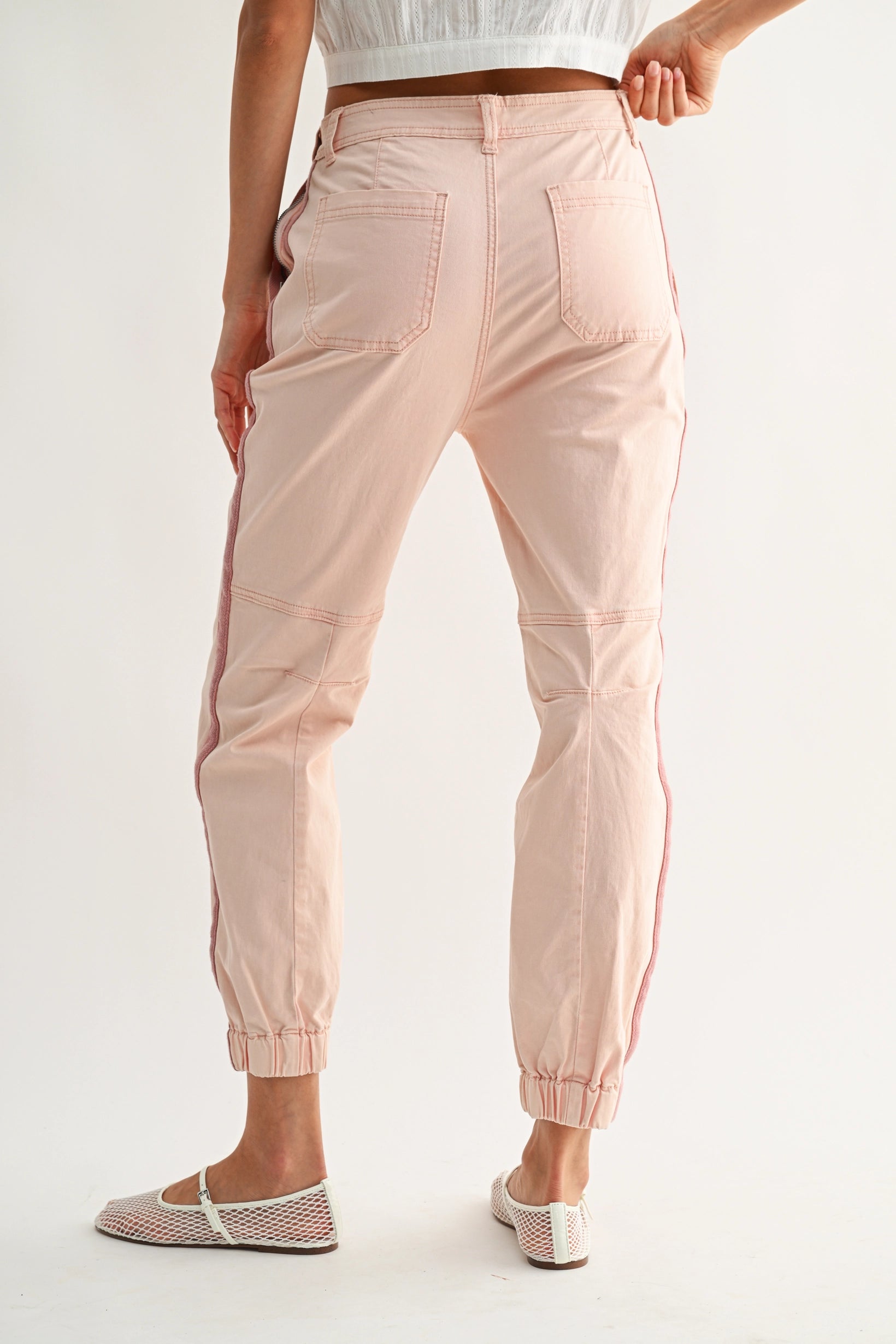 Pink Track Pants