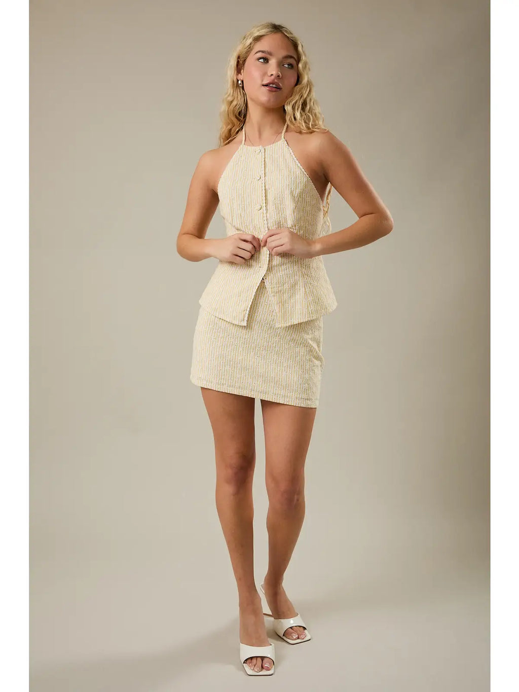Seer Sucker Halter top