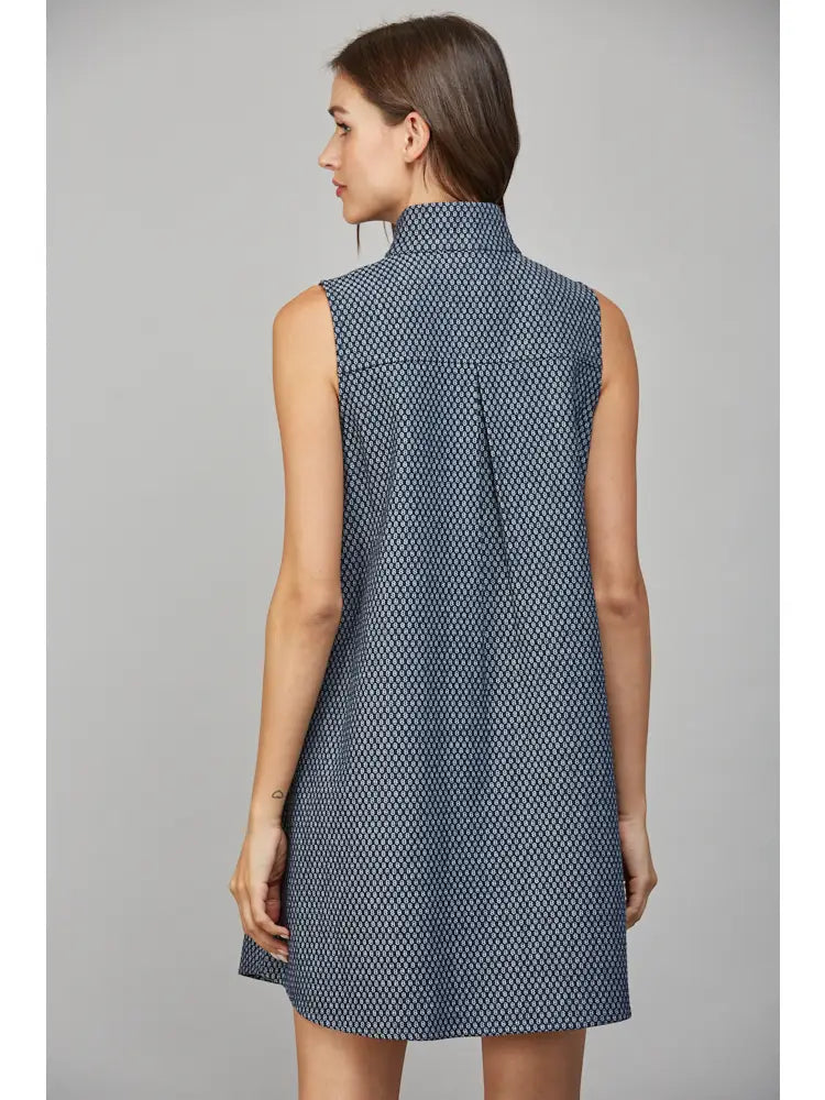 Denim Shift Mini Dress