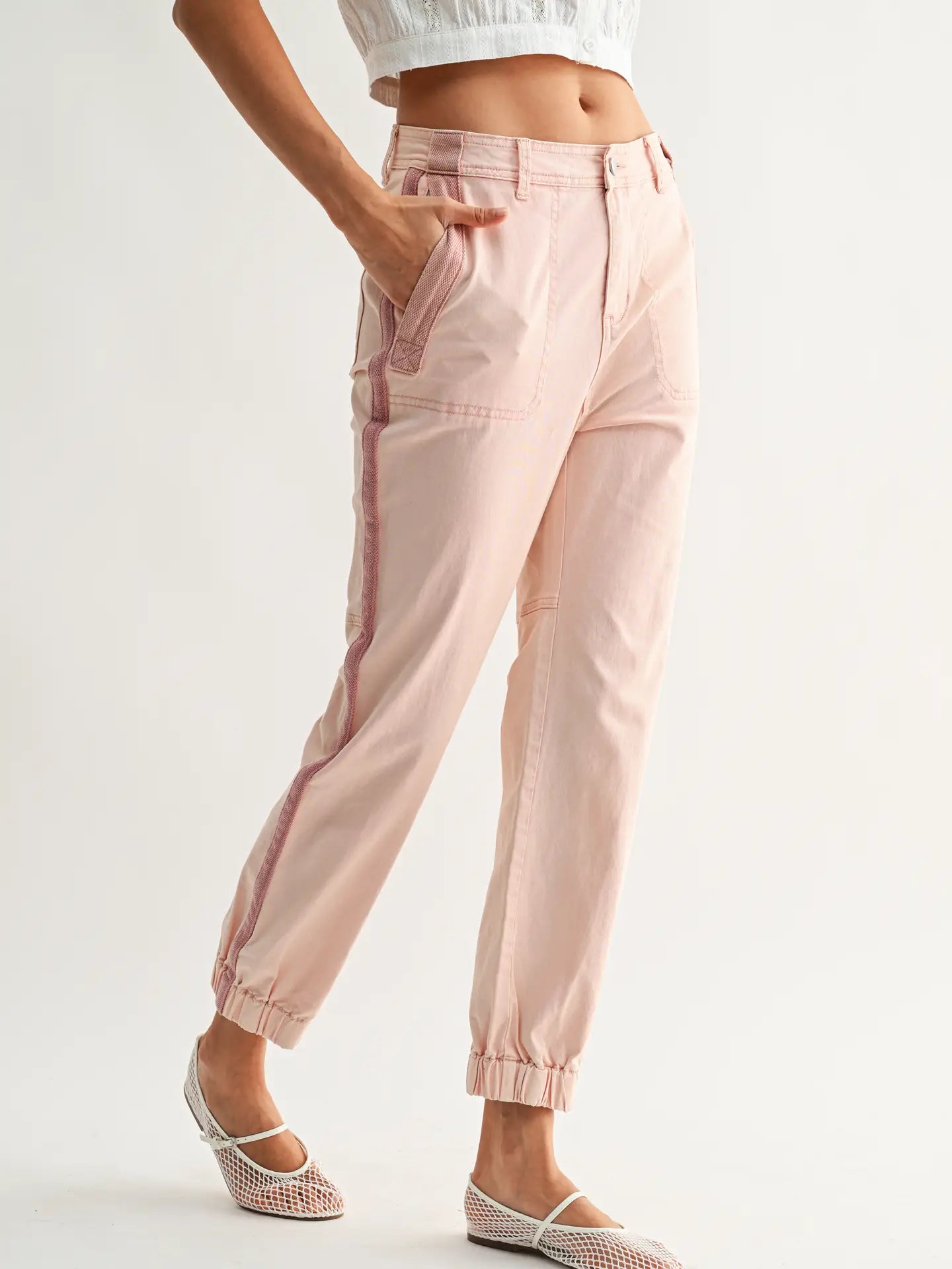 Pink Track Pants