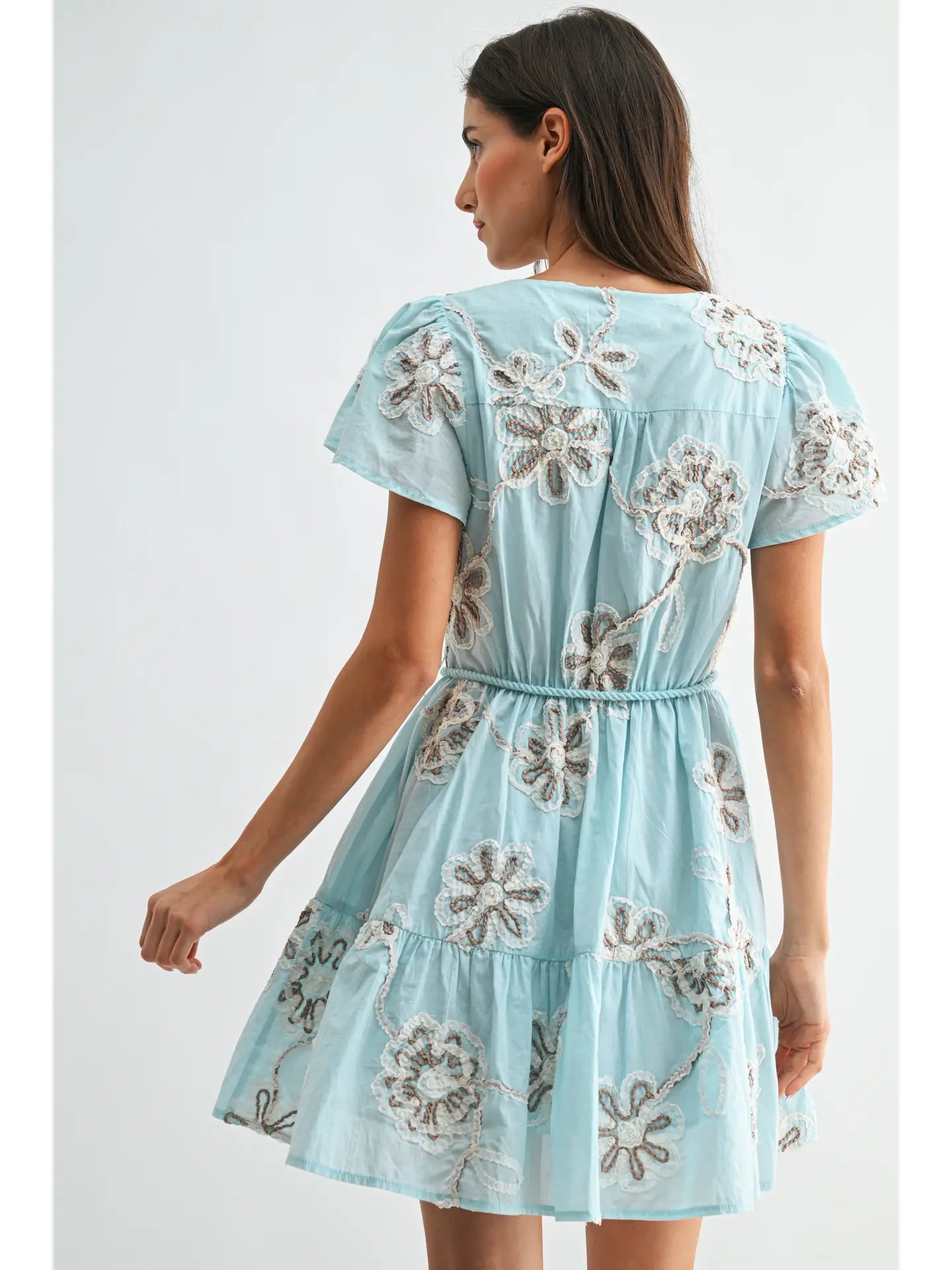Floral Short Sleeve Dress