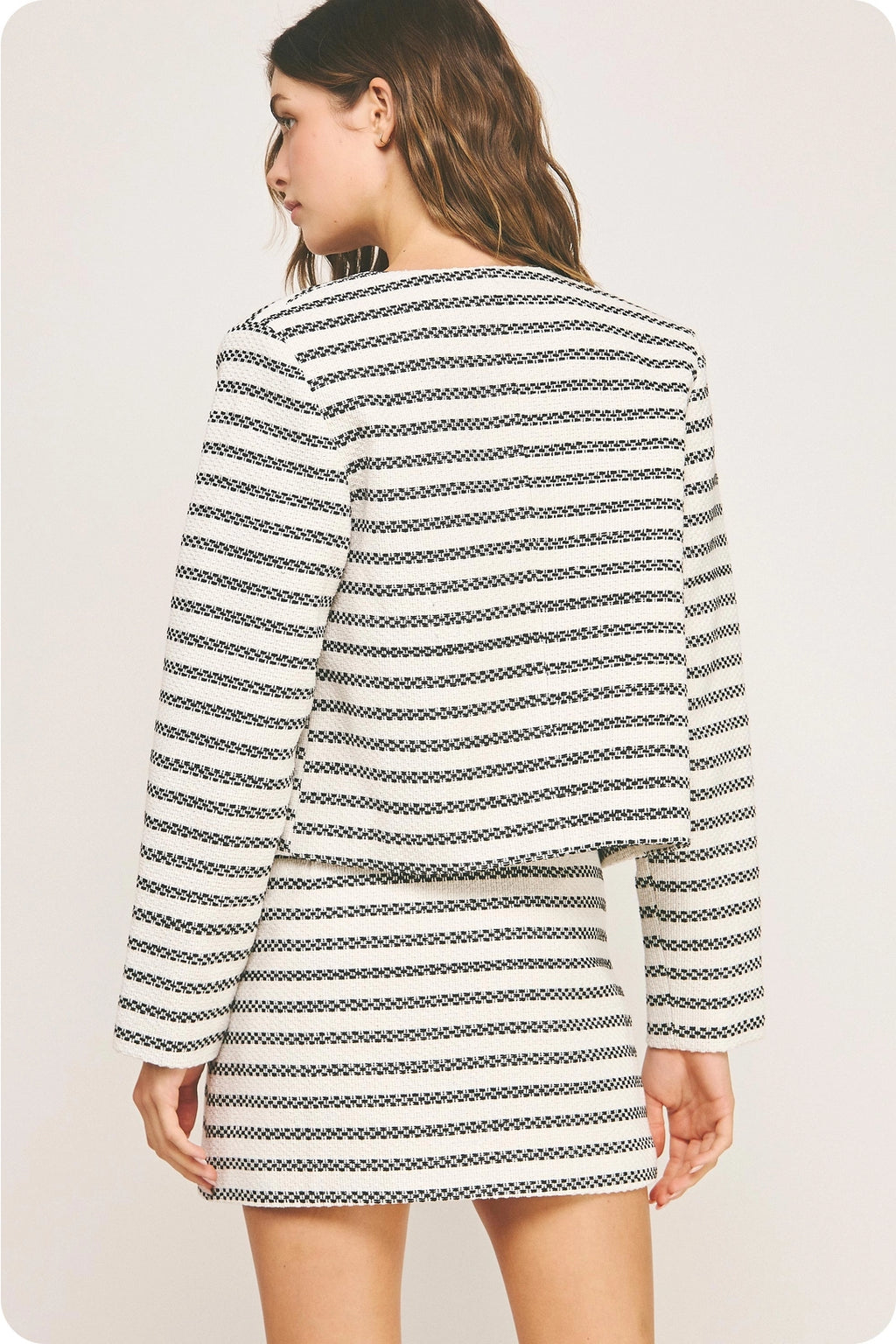 Tweed Cardigan Jacket