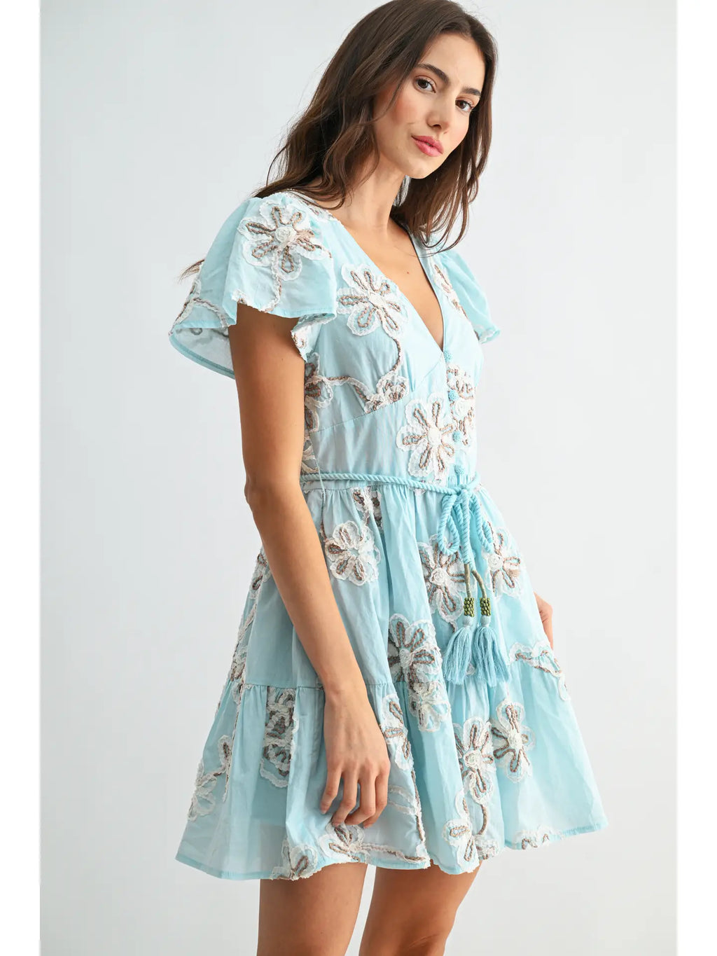Floral Short Sleeve Dress