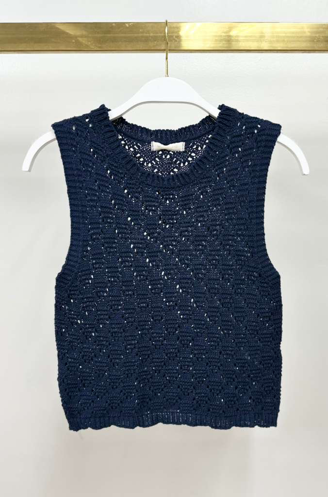 Crochet Knit Top