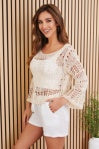 Crochet Long Sleeve Top