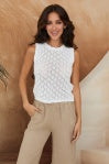 Crochet Knit Top