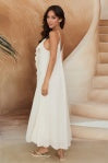 Ruffle V Maxi Dress