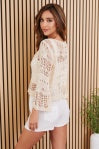 Crochet Long Sleeve Top