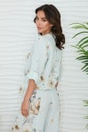 Garden Floral Print Tie Shirt